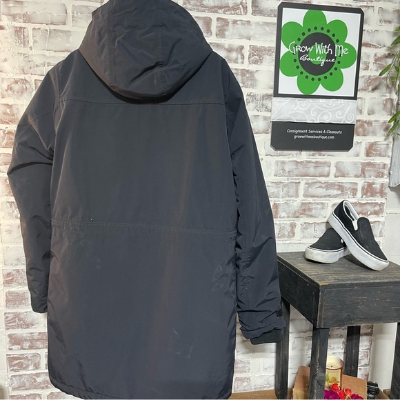 Lands' End Black Ski & Snow Jacket Weather-Resistant large tall 14-16 - Picture 6 of 7